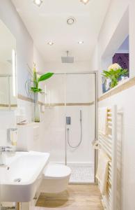 Koupelna v ubytování Hotel Krone