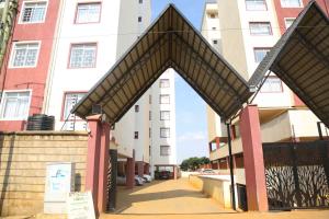 an archway in front of a building at Edenville Thindigua Kiambu road in Nairobi