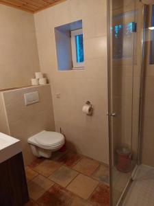 Ένα μπάνιο στο Ferienwohnung Tschaneck in Sankt Michael im Lungau +11 φωτογραφίες