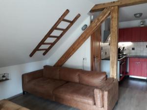Χώρος καθιστικού στο Ferienwohnung Aineck in Sankt Michael im Lungau