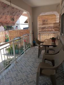 Balkón nebo terasa v ubytování Sia Beach House