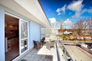 Fotografia z galérie ubytovania Ferienwohnung in Kolberg mit Terrasse v destinácii Kołobrzeg
