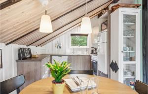 Dapur atau dapur kecil di Holiday Home Thulevej Rømø Xi