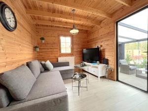TV a/nebo společenská místnost v ubytování Chalet Wielsmer