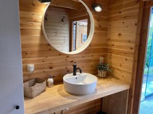 Koupelna v ubytování Chalet Wielsmer