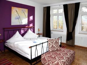 Ένα ή περισσότερα κρεβάτια σε δωμάτιο στο Tolle Wohnung Romance in Bad Pyrmont
