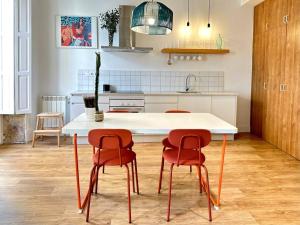 Køkken eller tekøkken på Alojamiento acogedor + 4 billeder