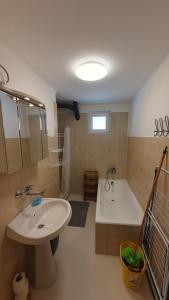 Kúpeľňa v ubytovaní BerBe Apartman