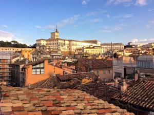 Widok na miasto Rzym z tego apartamentu