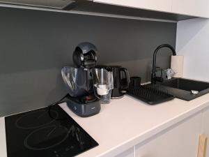 Kuchyňa alebo kuchynka v ubytovaní MK Apartamenty Morski