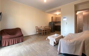 A kitchen or kitchenette at Nice Apartment In Nafpaktos With Wifi