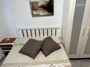 Postel nebo postele na pokoji v ubytování Apartment near beach and town center