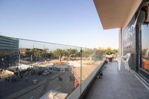 a view from the balcony of a building at Modern City Apt in the Heart of Heraklion in Heraklio Town