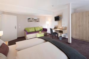 TV a/nebo společenská místnost v ubytování Hotel Rössle
