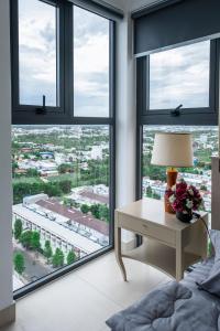 Posezení v ubytování Sophia Apartment - Sophia Center Phu Cuong