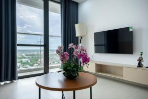 TV a/nebo společenská místnost v ubytování Sophia Apartment - Sophia Center Phu Cuong