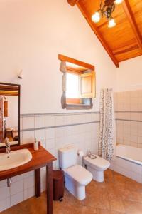 Kúpeľňa v ubytovaní Komfortables Ferienhaus mit privatem Pool und idealer Lage im Naturpark mit Nähe zum Strand + 14 fotografií