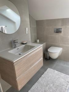 Kúpeľňa v ubytovaní Apartmán na úpatí Šumavy + 21 fotografií