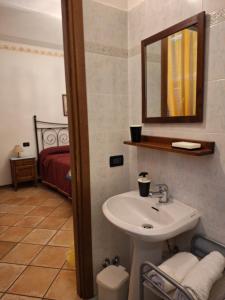Postel nebo postele na pokoji v ubytování Agriturismo Cà Trinche