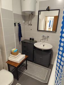 Ένα μπάνιο στο Studio apartman Tisno-Smokva