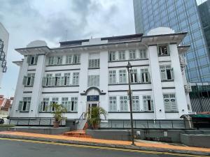 Bygningen som lejligheden ligger i