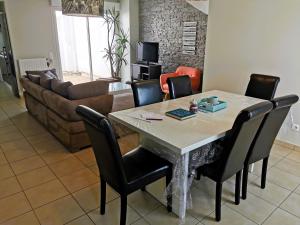 Posezení v ubytování Le Patio Celeste