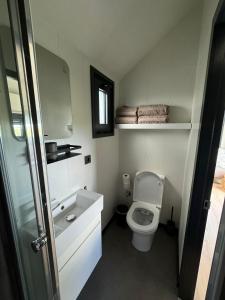 Koupelna v ubytování TinyHouse Ochtendgloren