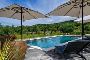 Bazén v ubytování Villa Bartolo Rovinj nebo v jeho okolí