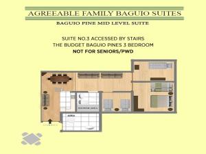 Půdorys ubytování Agreeable Family Baguio Suites