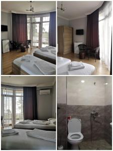 Koupelna v ubytování FRESH Hotel Kobuleti