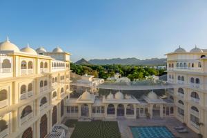 an aerial view of a building at Sterling Aravalli Udaipur in Udaipur