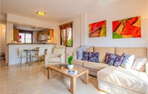 A seating area at Gorgeous Home In Orihuela Costa