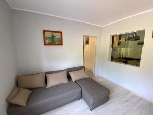 Χώρος καθιστικού στο Apartamenty Muflonik
