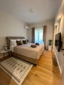 Postel nebo postele na pokoji v ubytování Eda house