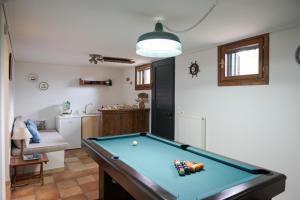 Biliár nebo kulečník v ubytování Villa Nefeli