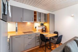Kuchyň nebo kuchyňský kout v ubytování Ersfeld - Bad Teinach Appartment