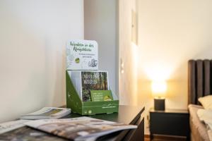 Postel nebo postele na pokoji v ubytování Ersfeld - Bad Teinach Appartment