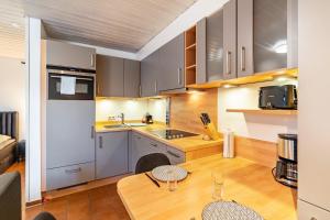 Kuchyň nebo kuchyňský kout v ubytování Ersfeld - Bad Teinach Appartment