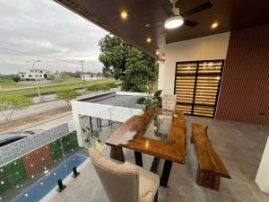 Χώρος καθιστικού στο Serene Mia Casa