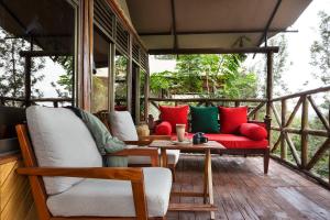 Гостиная зона в Nokras Enkare Luxury Tented Camp, Sagana