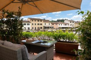 Balkón nebo terasa v ubytování Suite Greve in Chianti