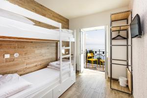 Cama ou camas em um quarto em Hostel Link
