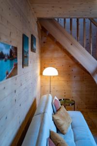 Chalet 4 Saisons的休息区