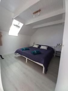 Postel nebo postele na pokoji v ubytování Gîte entre Mer et Abers