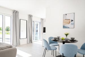 Et opholdsområde på MOONLIVING Boutique Apartments by Munich