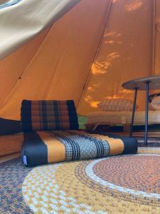Posezení v ubytování Kleine Tipi Texel + 8 fotografií