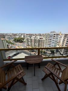 Balkón nebo terasa v ubytování Panorama
