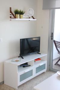 TV a/nebo společenská místnost v ubytování Apto. MdM