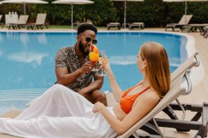 Aqua Pedra Dos Bicos Design Beach Hotel - Adults Friendly的酒水