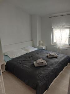 Postel nebo postele na pokoji v ubytování Apartmani Pavic